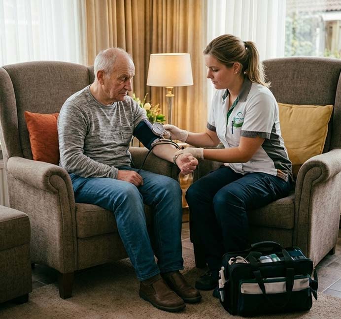 Verpleging op niveau Verzorgende IG — bloeddruk meten in de eigen omgeving